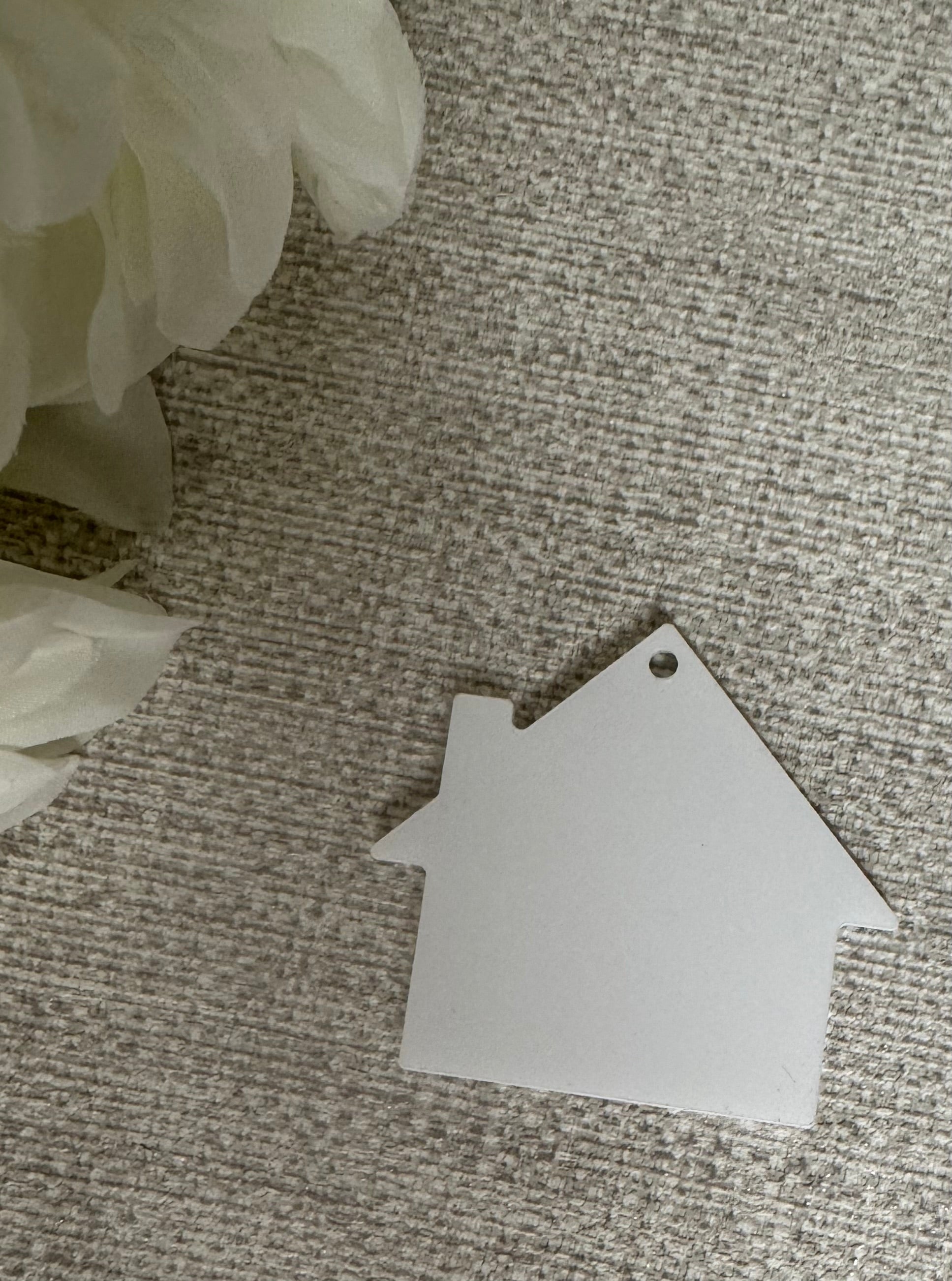 Acrylic House keyring