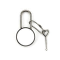 Round Metal Padlock with Key