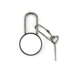 Round Metal Padlock with Key