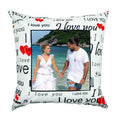 Linen - I love You Cushion Cover