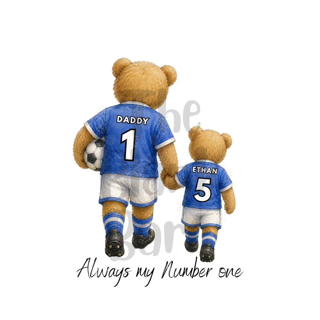 Football Teddies - Always my number one