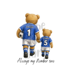 Football Teddies - Always my number one