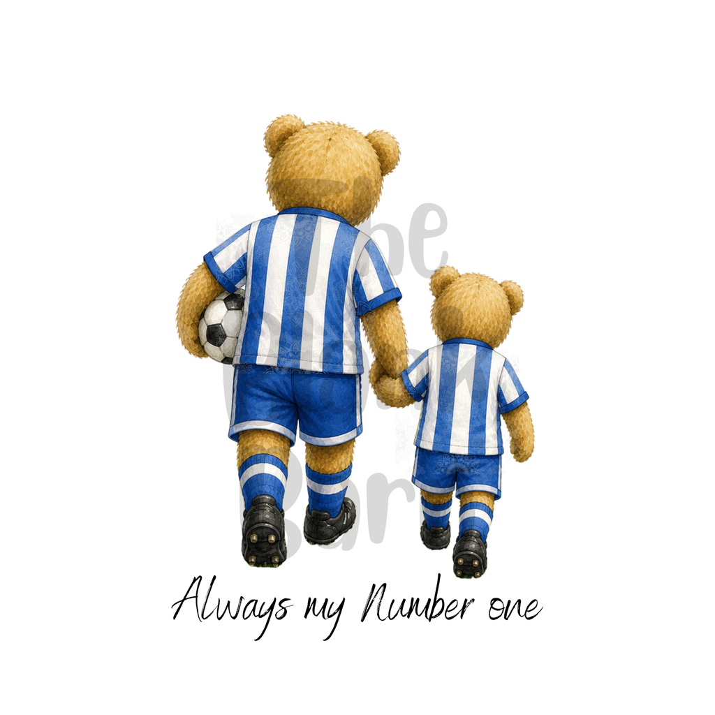 Football Teddies - Always my number one