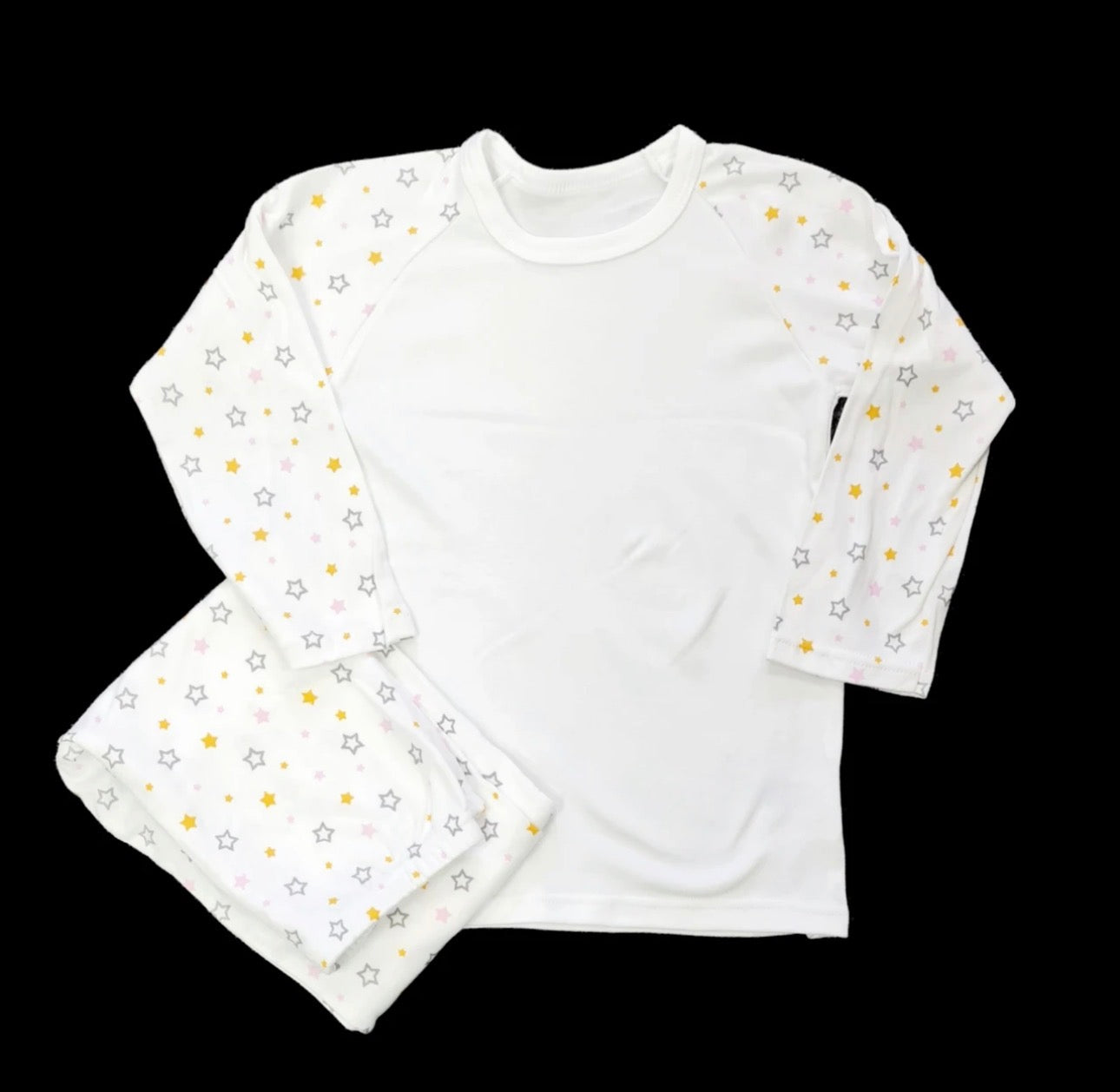 Stars Pyjama set, Long Raglan Sleeve