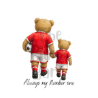 Football Teddies - Always my number one
