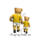 Football Teddies - Always my number one