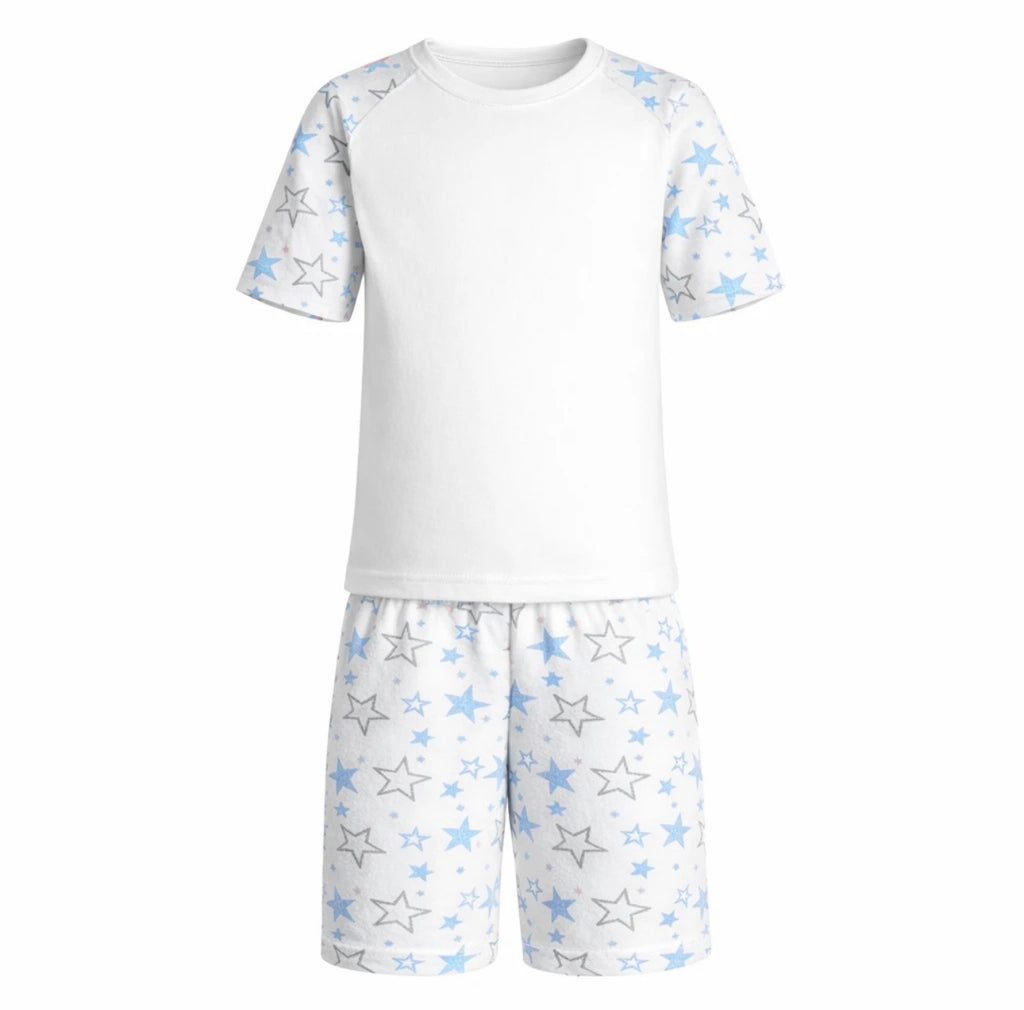 Stars short sleeve sets, Raglan Sleeve Pyjama Set
