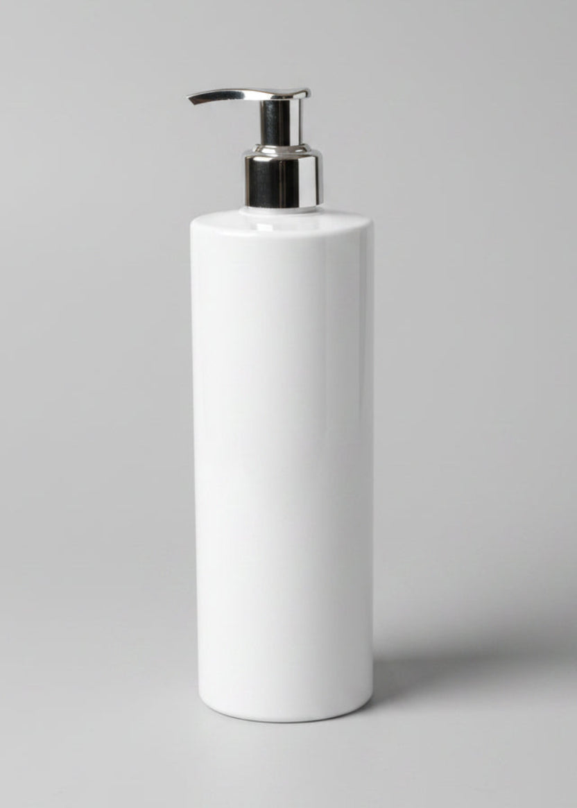 White pump bottle, 500ml