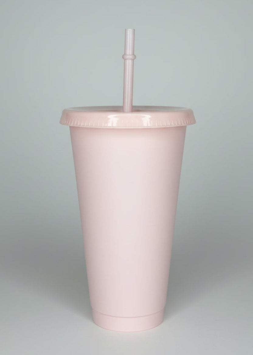 Cold Cup, 24oz Tumbler - Light Pink