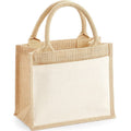 Jute Tote Bag with pocket - 43x34x19cm