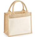 Jute Tote Bag with pocket - 30x30x19cm