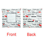 Linen - I love You Cushion Cover